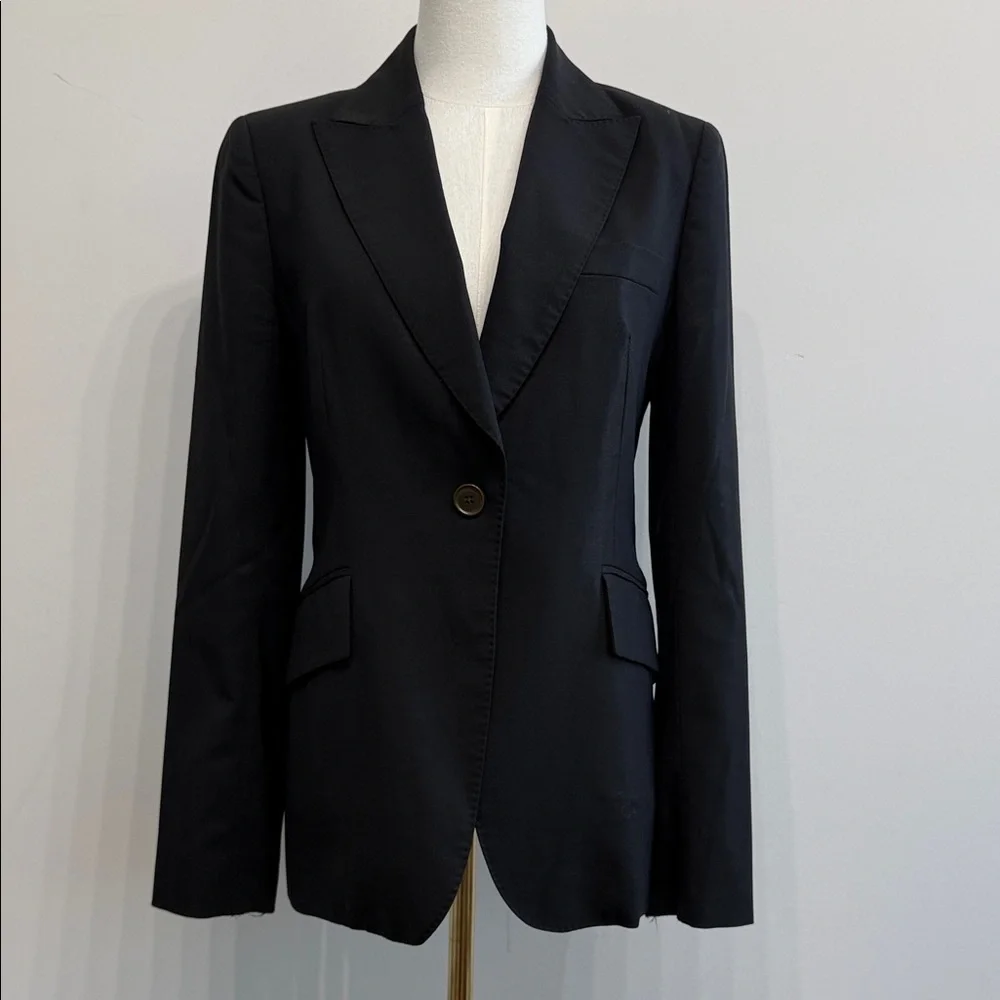 Burberry Size 6 Classic Black Women's Blazer - Picture 1 of 16